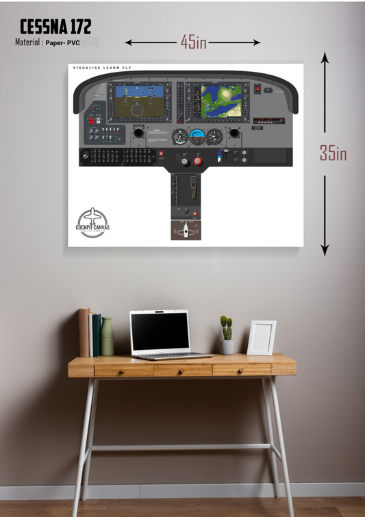 Cessna 172S - G1000 Cockpit Poster